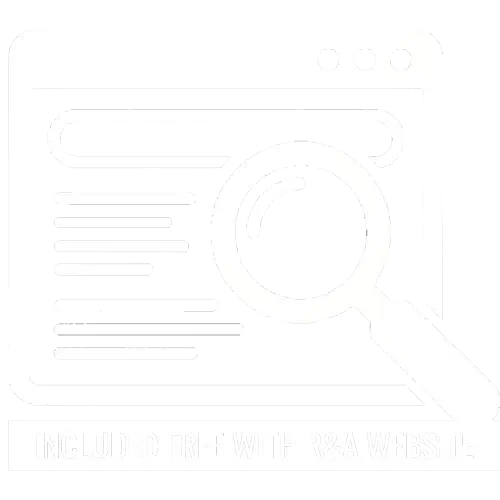 AI Search Icon White Included Free