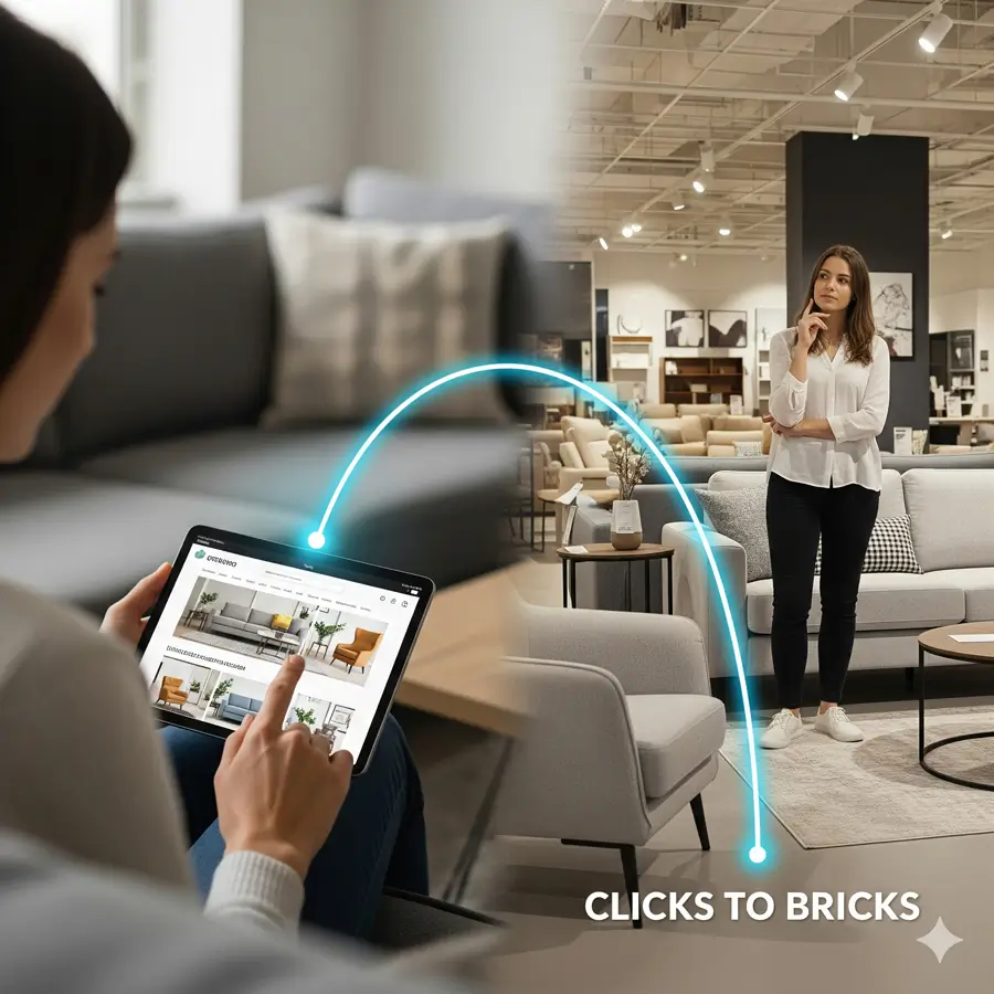 Clicks to Bricks: Successfully Merging In-Person and Online Sales