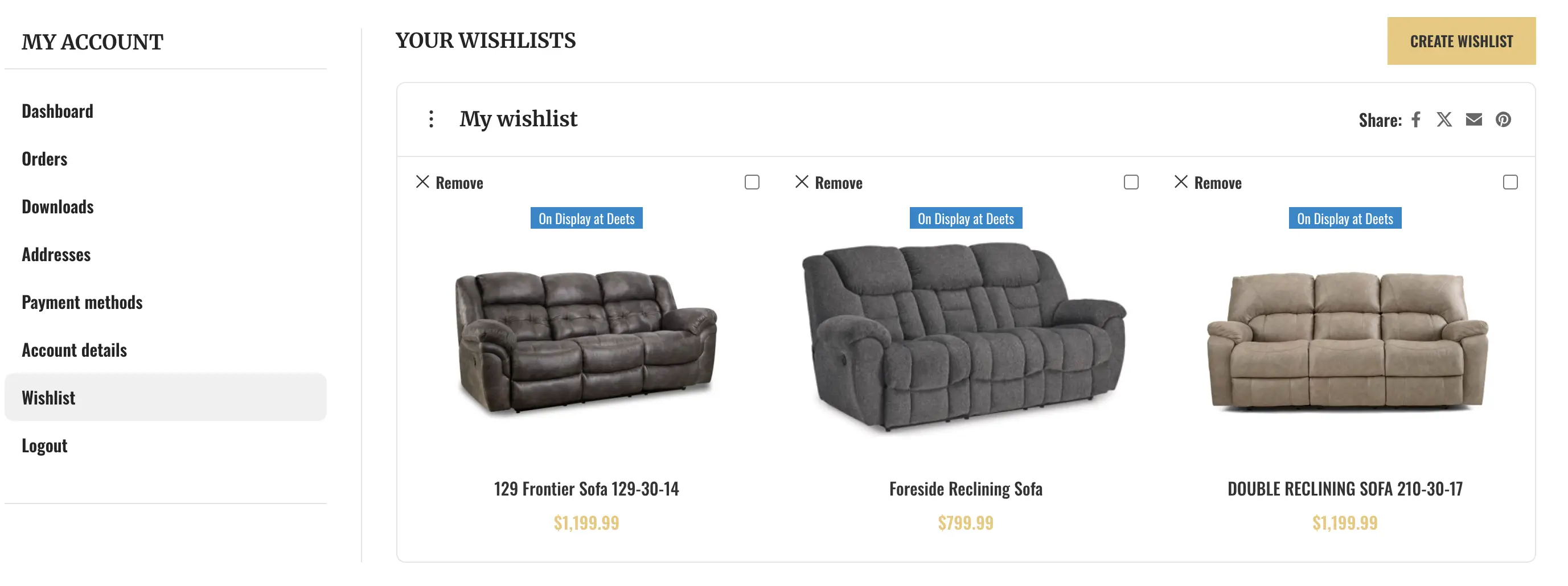 Deets Wishlist