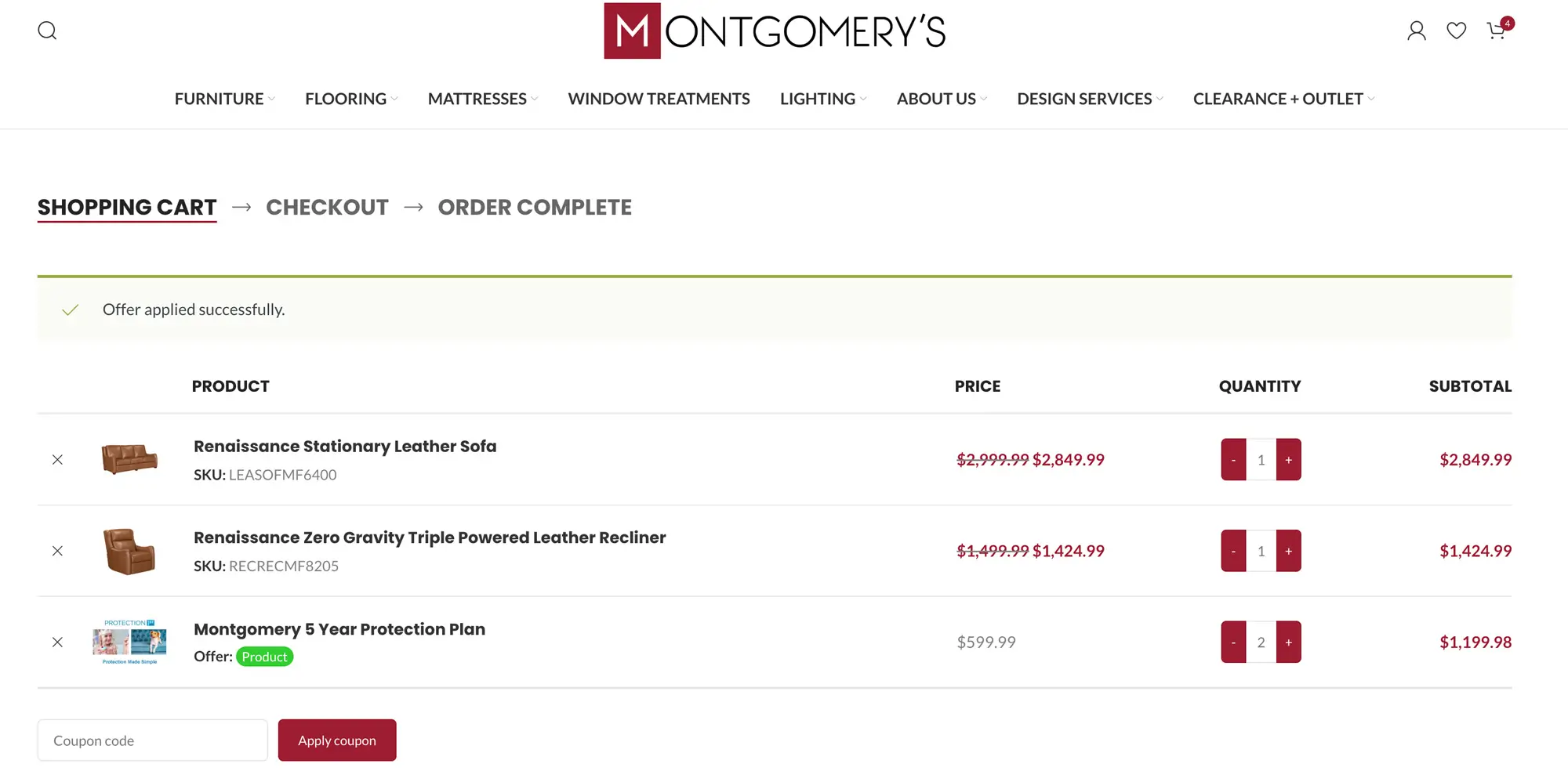 Montgomerys E Commerce