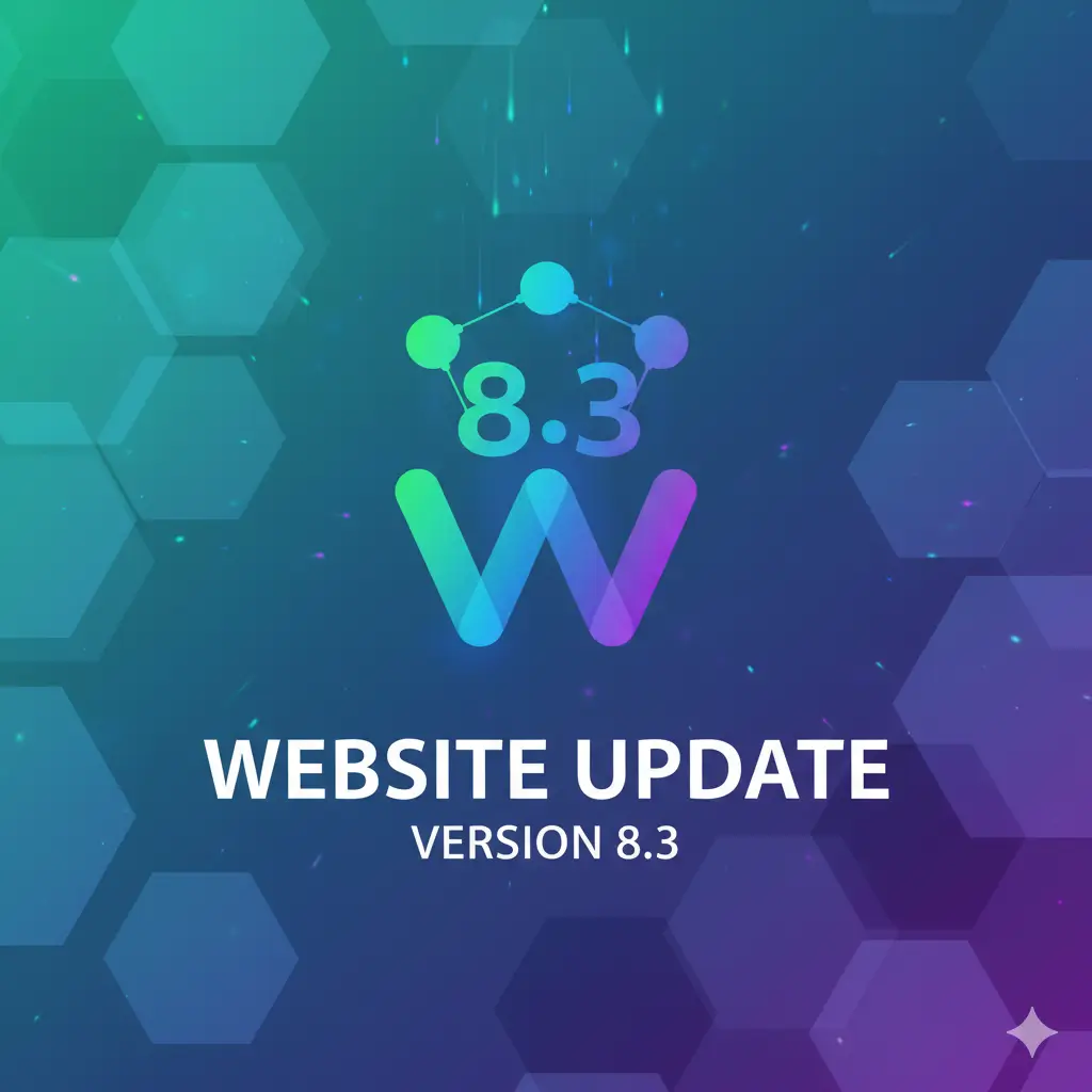 Website Update – Version 8.3